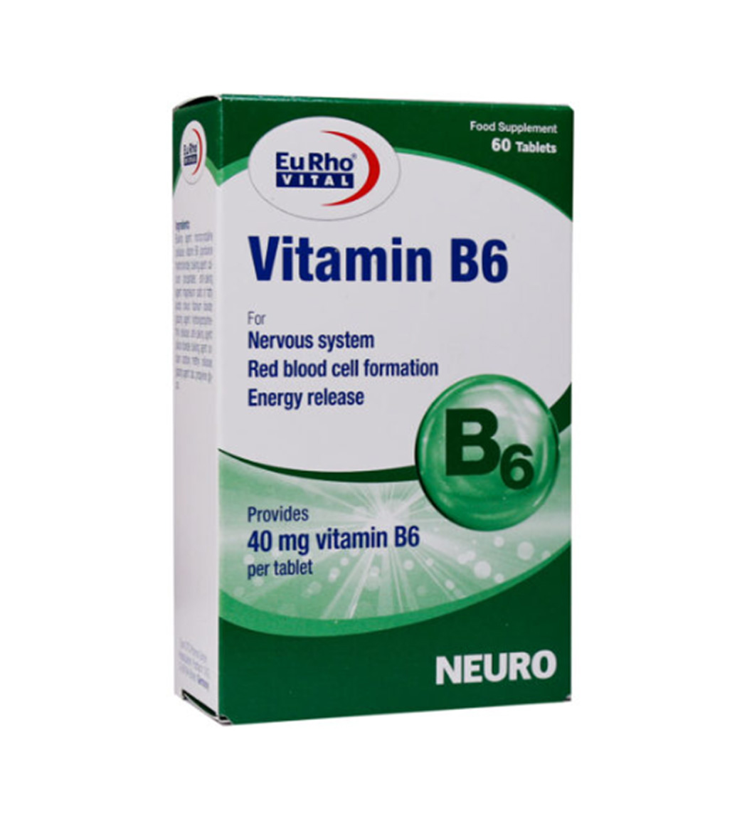 ویتامین B6 یوروویتال 60 عددی