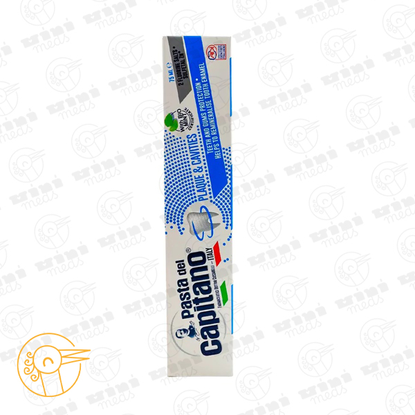 خمیر دندان ضد پلاک و پوسیدگی دندان دل کاپیتانو